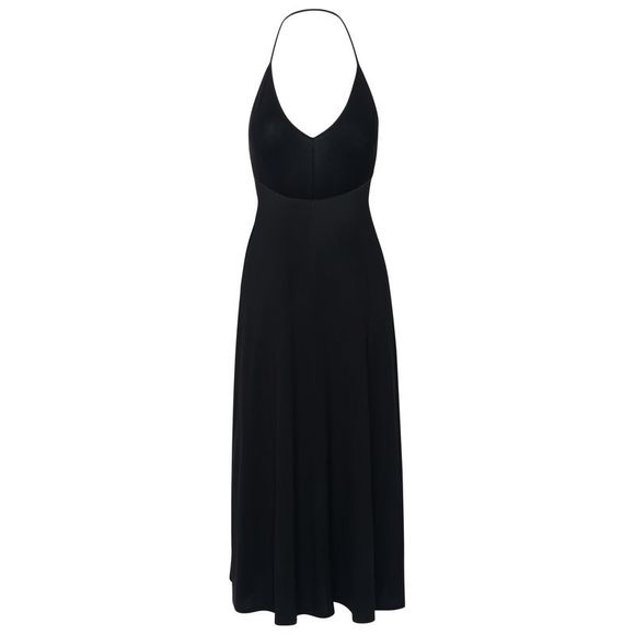 KHAITE Raysha Dress In Black Cotton - Picture 3 of 3